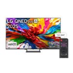 טלוויזיה 85 אינץ’ LG אל ג’י 85QNED93A6A