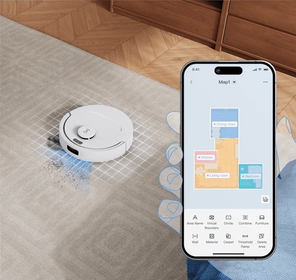 שואב אבק רובוטי ECOVACS אקווקס T30C Prime