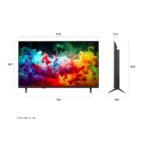 טלוויזיה 43 אינץ’ LG אל ג’י 43QNED70B6T