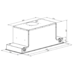 קולט אדים מתחת לארון LY VENT לי ונט LVB519