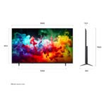 טלוויזיה 75 אינץ’ LG אל ג’י 75QNED70B6T