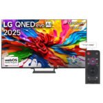 טלוויזיה 75 אינץ’ LG אל ג’י 75QNED93A6A