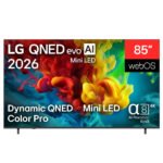 טלוויזיה 85 אינץ’ LG אל ג’י 85QNED84B6T