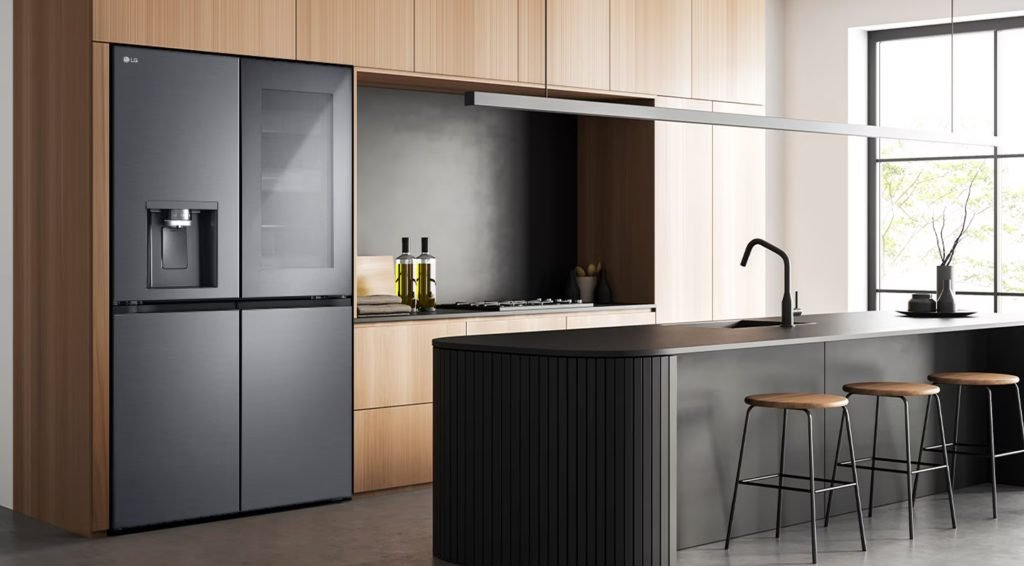 מקרר מקפיא תחתון 4 דלתות LG אל ג’י GR-730BINS