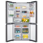 מקרר מקפיא תחתון 4 דלתות MIDEA מידאה HQ611RWEN 6348
