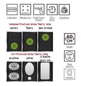 כיריים אינדוקציה AEG אאג IKE64471FB