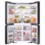 מקרר מקפיא תחתון 4 דלתות SAMSUNG סמסונג RF83DB9025BK