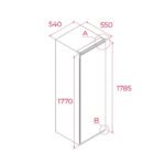 מקפיא No Frost TEKA תקה RSF 73385 FI