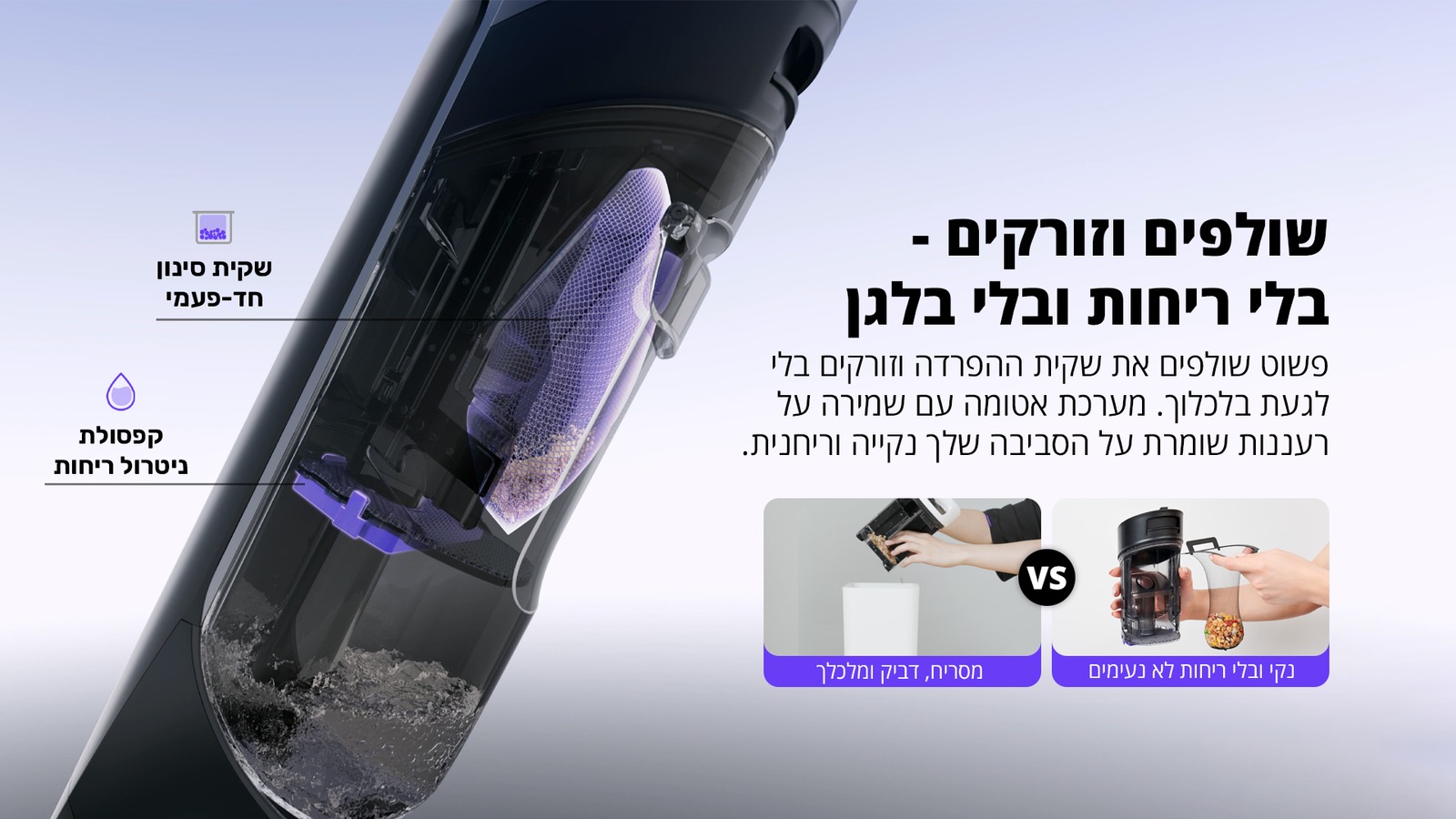 שואב שוטף NARWAL נרוואל S30 Pro 145330H