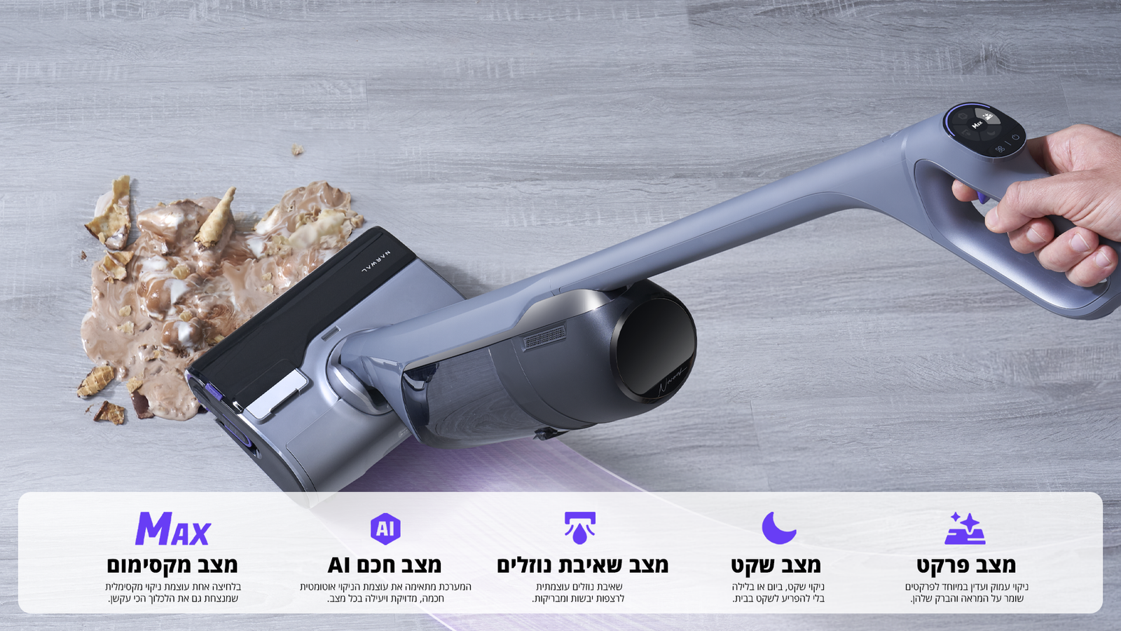 שואב שוטף NARWAL נרוואל S30 Pro 145330H