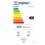 מקרר מקפיא תחתון 5 דלתות SHARP שרפ SJ-FSR920BK