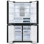 מקרר מקפיא תחתון 4 דלתות SHARP שרפ SJ-FSRN87V-BK
