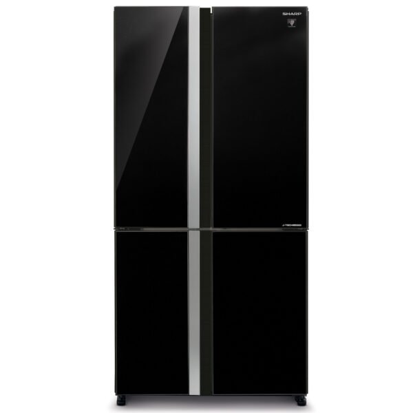 מקרר מקפיא תחתון 4 דלתות SHARP שרפ SJ-FSRN87V-BK