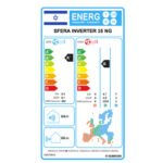 מזגן עילי TADIRAN תדיראן SFERA 35NG INV
