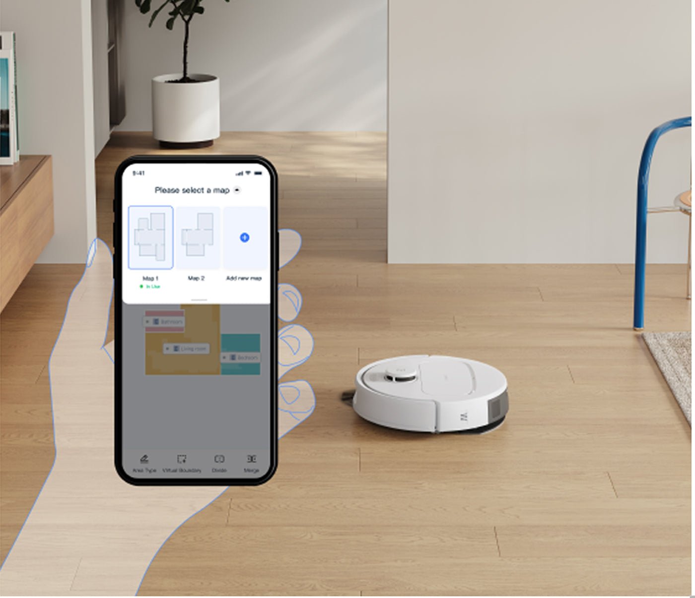 שואב אבק רובוטי ECOVACS אקווקס Deebot N20e 144024H